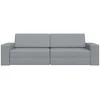 Sofa lova Šviesiai pilka 245 x 78 x 77 cm audinys
