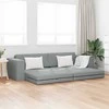 Sofa lova Šviesiai pilka 245 x 78 x 77 cm audinys