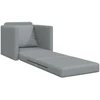 Sofa lova 60cm Šviesiai pilka audinys