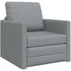 Sofa lova 60cm Šviesiai pilka audinys