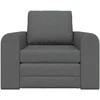 Sofa lova Tamsiai pilka 98 x 71 x 83 cm audinys