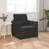 Sofa lova Juoda 74 x 77 x 81 cm Aksomas