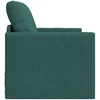Grindų Sofa Lovos 2 viename Tamsiai Žalia 74x77x81 cm Audinys