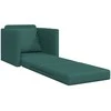 Sofa lova Tamsiai žalia 74 x 77 x 81 cm audinys