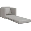 Sofa Grindų Sofos Lovos 2-in-1 Debesų Pilka 74x77x81 cm Audinys