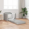 Sofa Grindų Sofos Lovos 2-in-1 Debesų Pilka 74x77x81 cm Audinys