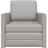 Sofa Grindų Sofos Lovos 2-in-1 Debesų Pilka 74x77x81 cm Audinys