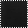 Guminė grindų plytelė, juodos spalvos, 100x100cm, 12mm