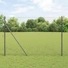 Heksagoninė tvora Pilka 1,6 x 10 m PVC