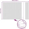 Heksagoninė tvora Žalia 0,4 x 10 m PVC