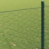 Heksagoninė tvora Žalia 0,4 x 25 m PVC