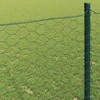 Heksagoninė tvora Žalia 0,5 x 10 m PVC
