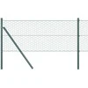 Heksagoninė tvora Žalia 0,5 x 10 m PVC
