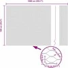 Heksagoninė tvora Žalia 1 x 10 m PVC
