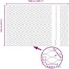 Heksagoninė tvora Žalia 1,2 x 10 m PVC