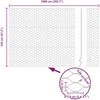 Heksagoninė tvora Žalia 1,2 x 10 m PVC