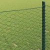 Heksagoninė tvora Žalia 1,4 x 10 m PVC