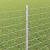 Įmontuotas tvoros stulpas 11 vnt. Sidabrinė 120 cm