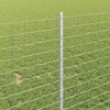Lauko įmontuotas tvoros stulpas 5 vnt. Sidabrinė 140 cm