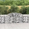 Išlenkti gabiono krepšiai, 12vnt., 300x50x80/100cm, geležis