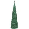 Išskleidžiama dirbtinė Kalėdų eglutė, žalia, 120cm, 50 LED
