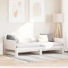 Ištraukiama dienos lova Balta 203,5 x 184 x 56,5 cm