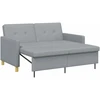 Ištraukiama sofa-lova Šviesiai pilka 154 x 94,5 x 80,5 cm
