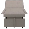Ištraukiama sofa-lova Taupe 194 x 50 x 82 cm audinys
