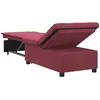 Ištraukiama sofa-lova Vyno raudona 194 x 50 x 82 cm audinys