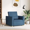 Ištraukiamas sofa-lova vienvietis Mėlyna 90 x 165 x 87 cm