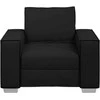 Sofa Kėdė Juodas 100 cm Dirbtinė oda