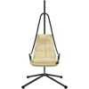 Kabantis kiaušinis Plienas 94 x 107 x 196,5 cm Smėlio