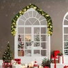 Kalėdinė girlanda 2 vnt. Žalia 20 m PVC 600 LED lemputės