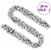Kalėdinė girlianda, žalios spalvos, 20m, PVC, dengta sniegu