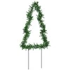 Kalėdinės dekoracijos eglutės su smaigais, 3vnt., 50LED, 30cm