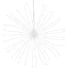 Kalėdinis šviestuvas fejerverkas, 140 šaltų baltų LED, 17cm