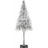 Kalėdų eglutė su 300 LED s stovu Balta 210 cm PE ir Plienas