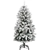 Kalėdų eglutė su šarnyrinėmis šakomis/LED/žaisliukais, 150cm