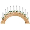 Kalėdų žvakių arkos su 10 LED žvakių Ruda 47 x 5 x 29 cm