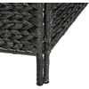 Kambario pertvara, 4 d., juoda, 154 x 160 cm, vandens hiacintas