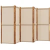 Kambario pertvara, 5 segmentai, taupe spalvos, 350x180cm