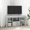 TV staliukas Kampinė LED televizoriaus spinta 100 x 40 x 50 cm Betono pilka
