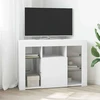 TV staliukas Kampinė LED televizoriaus spinta 100x40x68cm Balta