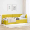 Lova Kampinė lovos konstrukcija Geltona 80 x 200 cm Aksomas