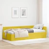 Lova Kampinė lovos konstrukcija Geltona 90 cm x 190 cm Aksomas