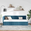 Lova Kampinė lovos konstrukcija Mėlyna 80 cm x 200 cm Aksomas
