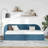 Lova Kampinė lovos konstrukcija Mėlyna 90 cm x 200 cm Aksomas