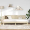 Lova Kampinė lovos konstrukcija su galvūgalio Kreminė 90 cm x 200 cm