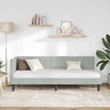 Lova Kampinė lovos konstrukcija Šviesiai pilka 80 cm x 200 cm