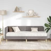 Lova Kampinė lovos konstrukcija Taupe 80 x 200 cm audinys